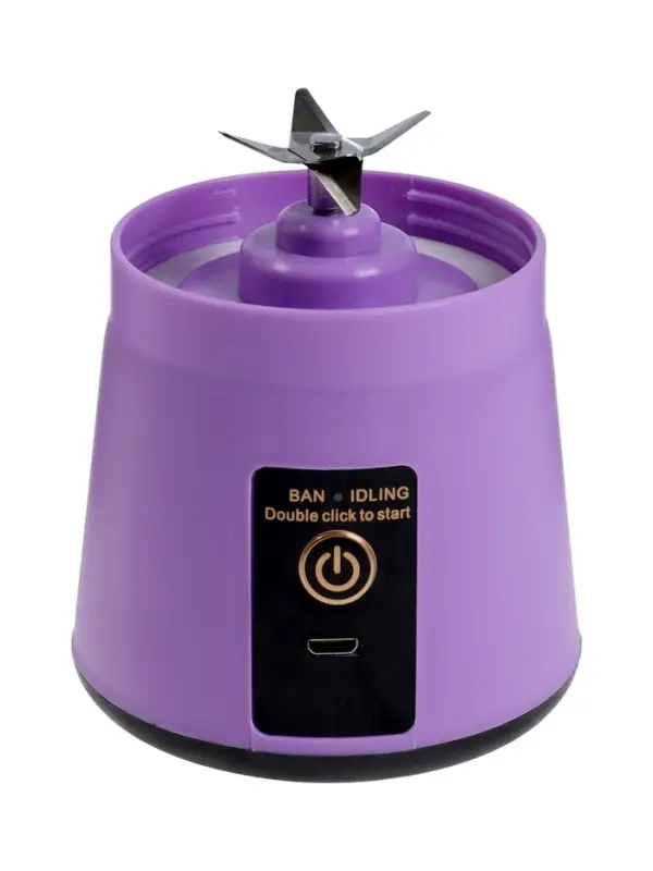 Блендер LBR-01, портативный, 24 Вт, 380 мл, USB, фиолетовый