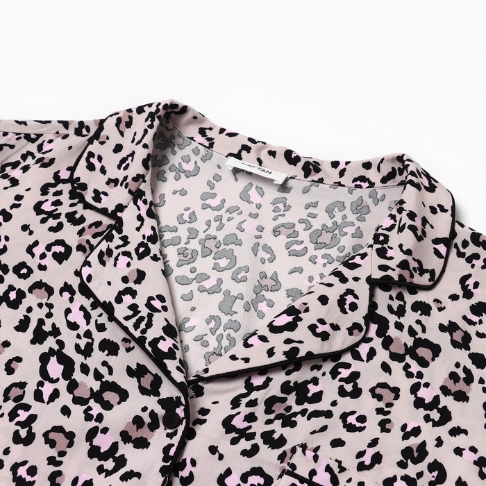 Пижама женская (рубашка и брюки) KAFTAN Leo р. 48-50, розовый