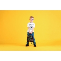 Рюкзак школьный текстильный &laquo;Джойстик&raquo;, с нашивками, 27х23&times;10 см