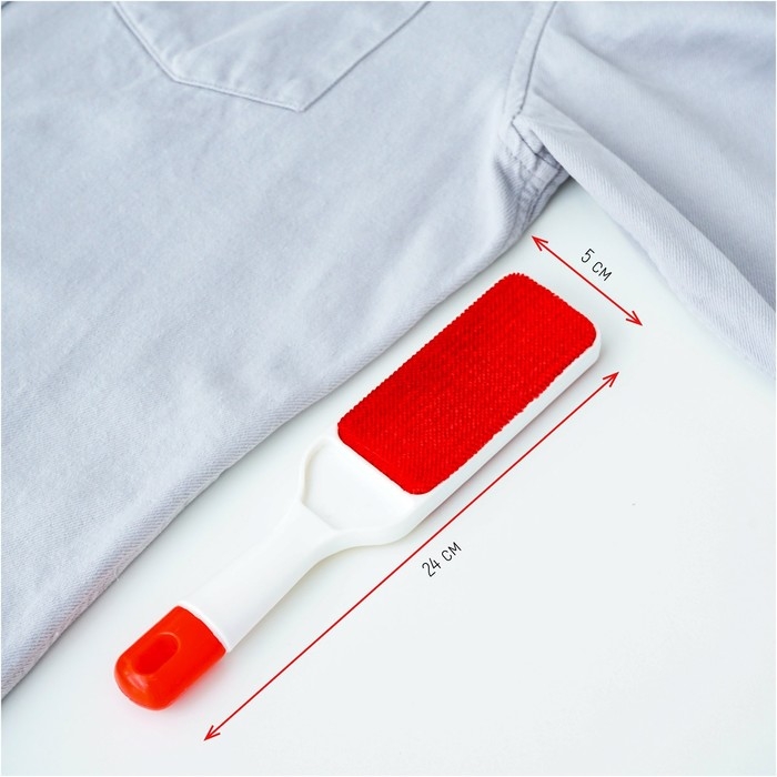 Щётка для одежды двухсторонняя, 24&times;5&times;2 см