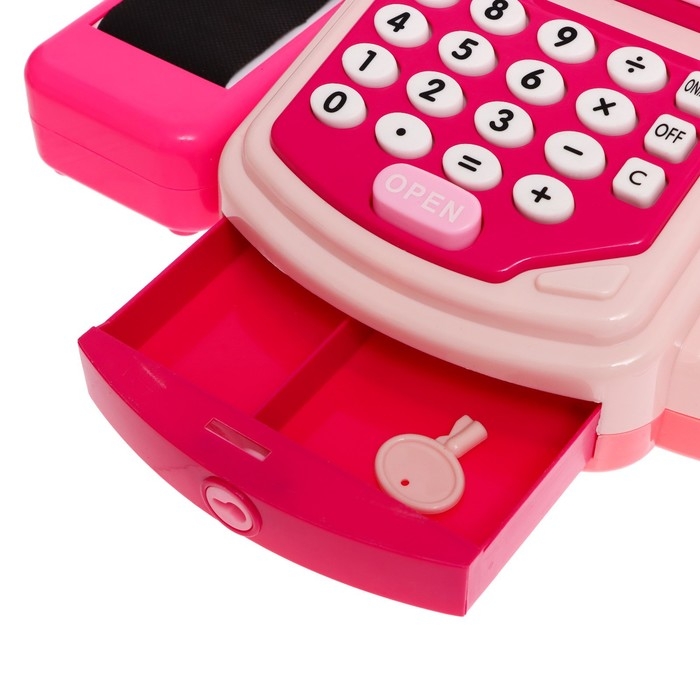 Касса &laquo;Крутой магазинчик&raquo; со сканером, корзиной и аксессуарами