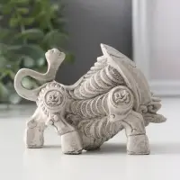 Фигура &laquo;Золотой телец&raquo;, 10&times;5&times;6,,5 см, серая