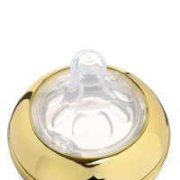 Бутылочка для кормления с наклейками &laquo;Корона&raquo; от 0 мес., 250 мл., цвет золотой, M&B