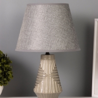 Лампа настольная "Вдохновение" 40Вт Е14 серый 24х24х38см