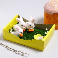 Пасхальный декор &laquo;Зайчики на травке&raquo; 24 &times; 19 &times; 11 см