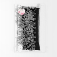 Тесьма металлизированная «Бахрома», 5 см, 4,5 ± 0,5 м, цвет чёрный Тесьма металлизированная «Бахрома», 5 см, 4,5 ± 0,5 м, цвет чёрный