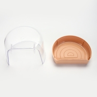 Купалка для птиц, внешняя 12 х 9 х 11 см, бежевая