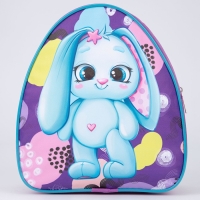 Рюкзак детский для девочки «Зайка», 23х20,5 см, отдел на молнии Рюкзак детский для девочки «Зайка», 23х20,5 см, отдел на молнии