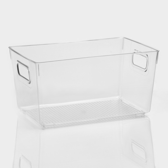 Контейнер для холодильника RICCO, 26,5&times;17&times;13 см, цвет прозрачный