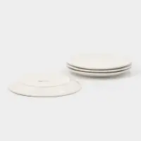 Набор тарелок 4 шт обеденных "White Label" 22,5х22,5х2 см