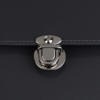 Застёжка для сумки, 3 &times; 3 см, цвет серебряный