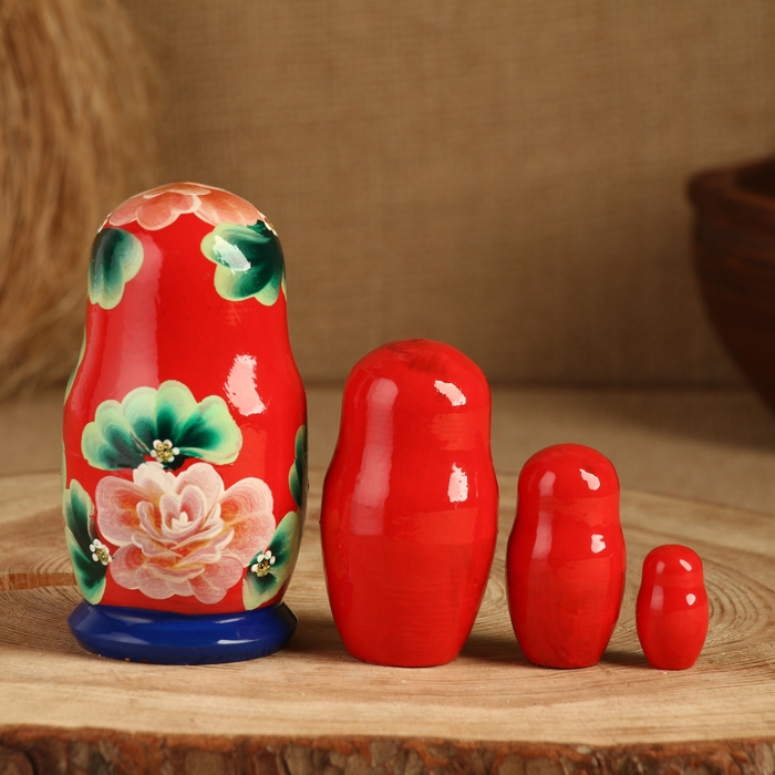 Матрёшка 5-ти кукольная "Кристи Сувенирка", 10-11 см, ручная роспись