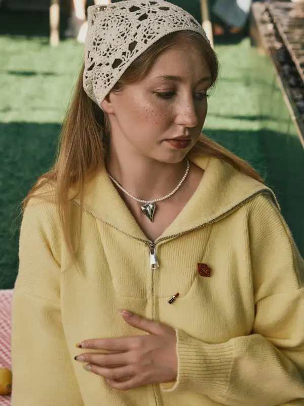 Чокер &laquo;Сердце&raquo; жемчужные бусины, цвет белый в серебре, 33 см + 5 см доп, цепочка