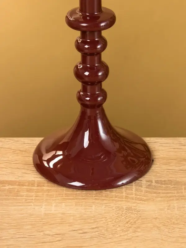 Подсвечник на 1 свечу "Сливовый" 10х10х31 см