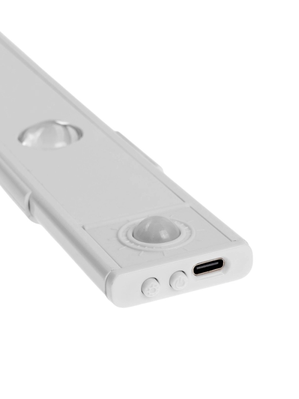 Светильник светодиодный с датчиком движения, 2Вт, от аккум. батареи, 30 см, 3000К-6500К