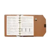 Органайзер на кольцах, C6, с клапаном, 80л, линия, к/зам, Черный