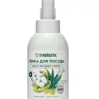 Пенка для мытья посуды Synergetic &laquo;Алоэ и экстракт хлопка&raquo;, 500 мл