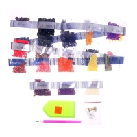 Алмазная мозаика с полным заполнением на подрамнике &laquo;Единорог в ночи&raquo;, 20 &times; 30 см