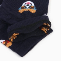 Носки женские "Корги в очках", цвет синий, размер 38-40