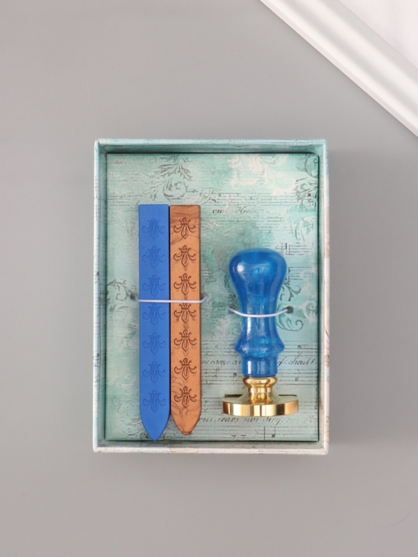 Сургучный набор "Песня кита" печать, ручка, сургуч 12,5х10х3,6 см