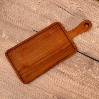 Блюдо 35х15х1,5 см, тиковое дерево