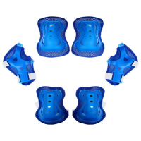 Защита роликовая ONLYTOP OT-2020, р. M, цвет синий