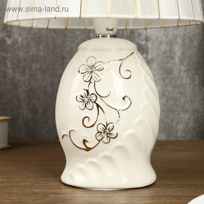 Лампа настольная "Золотое цветение" 1хЕ14 40Вт 20х20х32 см RISALUX