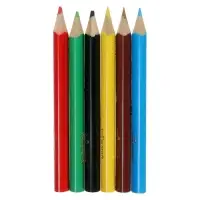 Карандаши цветные 6 цветов МИНИ Calligrata &laquo;Машинка&raquo;