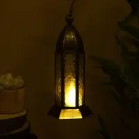 Подсвечник фонарь "Башня Принцессы" железо 10х10х23,5 см