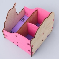 Органайзер для канцелярии, 14х14х16 см, Минни Маус и Единорог Органайзер для канцелярии, 14х14х16 см, Минни Маус и Единорог