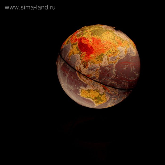 Глoбус физический рельефный &laquo;Классик&raquo;, диаметр 320 мм, с подсветкой