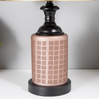 Настольная лампа Берта E27 40Вт черный 25х25х42,5 см RISALUX