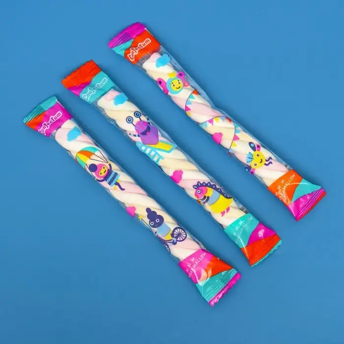 Маршмеллоу &laquo;Зефирная косичка&raquo;, Confectum, с ароматом клубники, 12 г