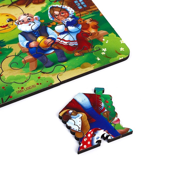 Фигурный пазл &laquo;Сказочное путешествие&raquo; + ребусы