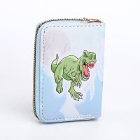 Кошелёк детский на молнии «Выбражулька», цвет голубой Кошелёк детский на молнии «Выбражулька», цвет голубой