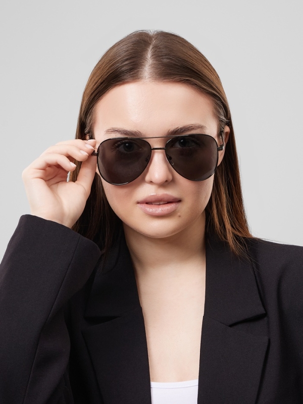 Очки солнцезащитные OneSun, поляризационные, UV 400, линза 5.5&times;6 см, дужка 12.5 см, ширина 14.5 см, микс