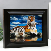 Ключница "Тигр" 26х31х4,5 см венге Ключница "Тигр" 26х31х4,5 см венге