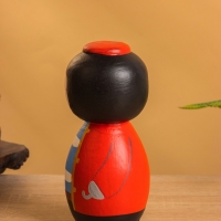 Деревянная кукла кокеши "Пират" 7х7,5х15 см