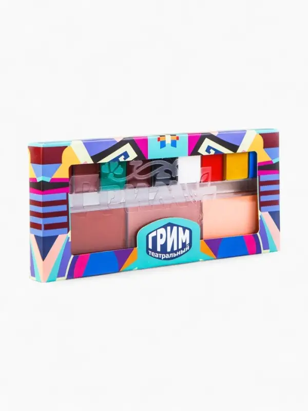 Профессиональный грим, палитра 12 цветов, №1, тональная