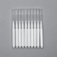 Щёточки - мини для бровей и ресниц, набор - 10 шт, 7 &times; 0,5 см, цвет белый