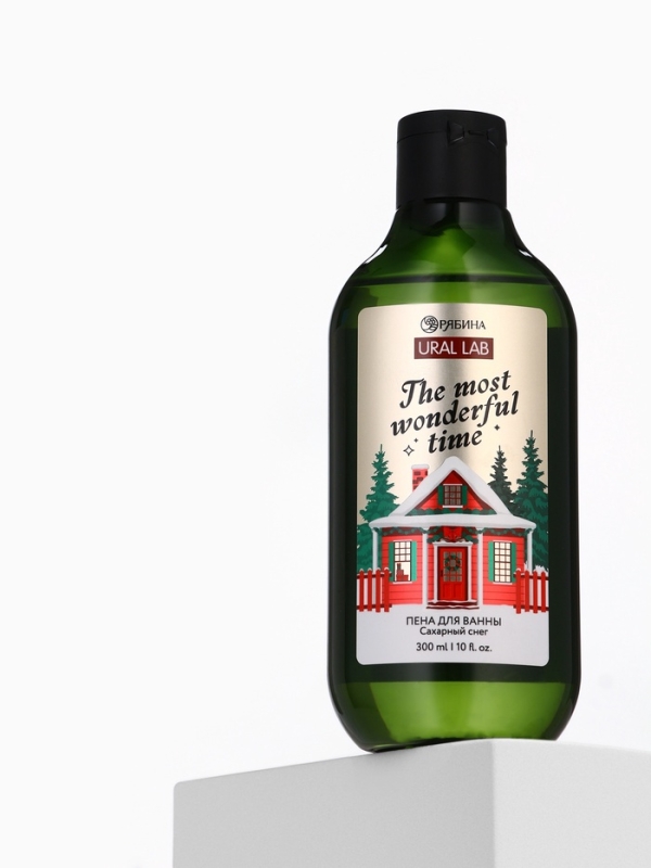 Ural Lab Winter Melody Пена для ванны The most wonderful time, 300 мл, сахарный снег Ural Lab Winter Melody Пена для ванны The most wonderful time, 300 мл, сахарный снег