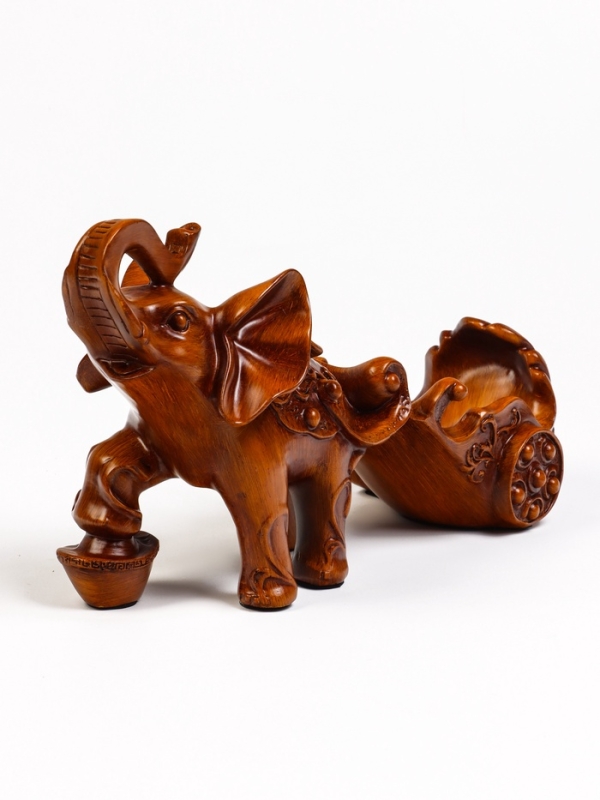 Подставка для бутылки "Слон" под дерево, 34х13х20см