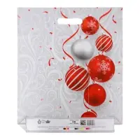 Пакет &laquo;Алый серпантин&raquo;, полиэтиленовый с вырубной ручкой, 45&times;38 см