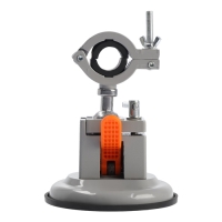 Стойка для дрели ТУНДРА, крепление на присоске, поворотная на 360&deg;, d=60 мм, высота 185 мм   1070214