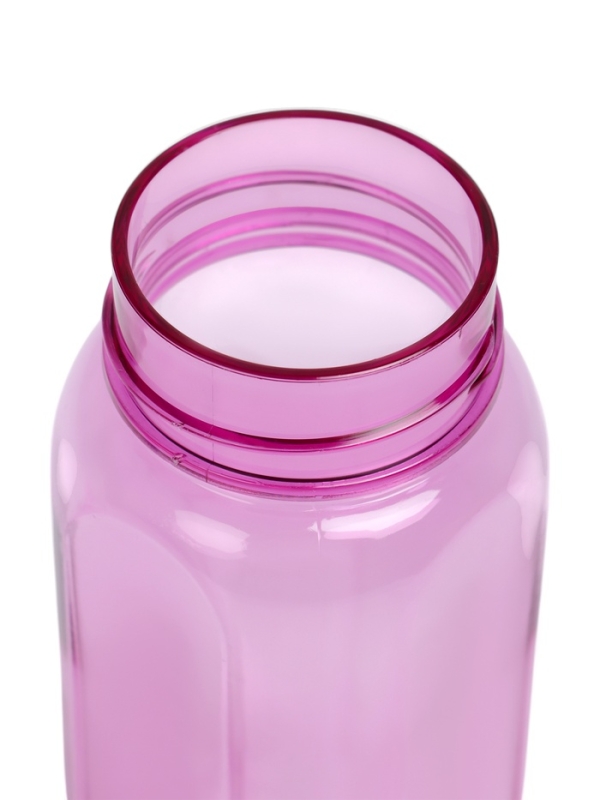 Бутылка для воды спортивная прозрачная, 450 мл, 20 х 8 см, сиреневая