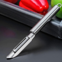 Овощечистка Доляна &laquo;Металлик&raquo;, 21 см