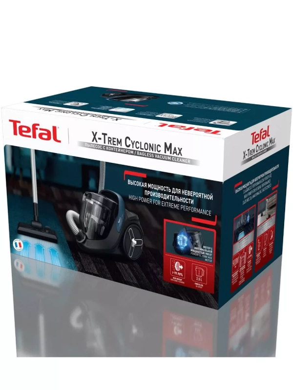 Пылесос с контейнером X-Trem Cyclonic Max TW7B62EA