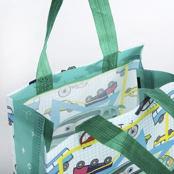 Сумка детская без застёжки, цвет зелёный