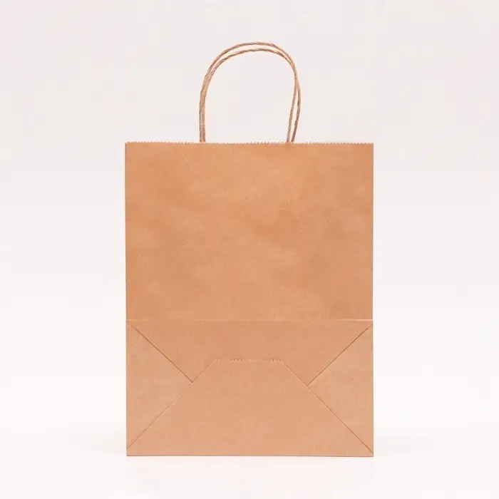 Пакет бумажный подарочный новогодний крафт, &laquo;Ёлочная игрушка&raquo;, красная 22&times;12&times;28 см