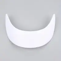 Козырёк для кепки, гнутый, 5.5&times;19 см, белый